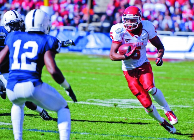 Offensive coordinator Mike Nesbitt will seek out ways to get the ball to play maker Charles Sims. Against Tulane last season, Sims averaged 20.7 yards per carry, breaking a 58-year school record.   |  File photo/The Daily Cougar