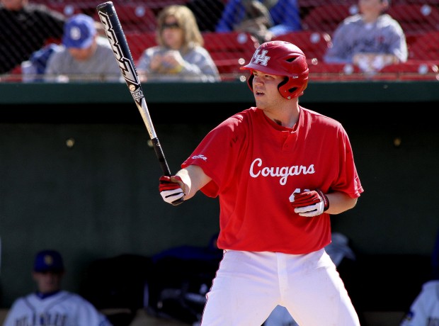 Casey Grayson, the Cougars’ expected starting catcher, will miss the season because of a knee injury.  |  Courtesy of UH Athleticss