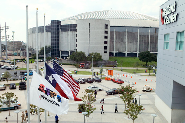 Forty-eight years ago from Tuesday, the Astrodome opened its doors. Since then it has housed the rodeo, football and baseball games, and even  Hurricane Katrina victims. One graduate student, Ryan Slattery, hopes to persuade people of the city to preserve the Houston landmark.  |  Courtesy of Wikimedia Commons