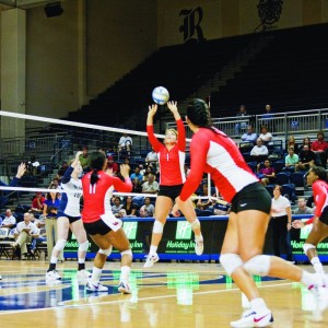 Under first-year coach Kaddie Platt, the Houston Cougars volleyball program is poised to take on a difficult schedule that includes matches against Ohio State, Missouri and Florida State among others. | File photo/The Daily Cougar