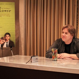 Stephen Chbosky, the author of “The Perks of Being a Wallflower,” attended an advance screening of his film with fans Monday evening prior to talking with the press Tuesday at the Four Seasons Hotel in Houston. | Rebekah Stearns/The Daily Cougar