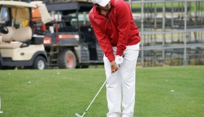 Sophomore Roman Robledo, who competed with the Cougars this weekend during the Bayou City Collegiate Championship at Redstone Golf Club, will have female counterparts on the golf team first in 2013-2014. Robledo shot +4 and finished tied for 40th place. | Esteban Portillo/The Daily Cougar