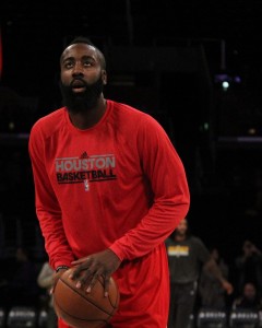 James Harden is fifth in scoring in the NBA with 25 points per game. | Wikimedia Commons