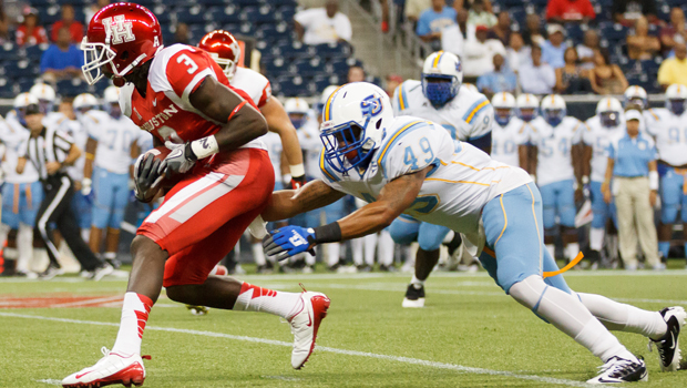 With its first game in the American Athletic Conference on Saturday, UH is tangibly moving forward from Conference USA. | Justin Tijerina/The Daily Cougar