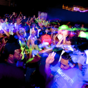 Coogs felt the beat of the music while showing off their moves on a UV dance floor | Fernando Castaldi/The Daily Cougar