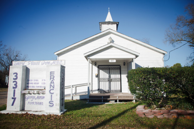Second Pleasant Grove Missionary Baptist Church is one of many historical churches within the Third Ward area, showing the universal need for community among any body of residents.  |  Fernando Castaldi/The Daily Cougar