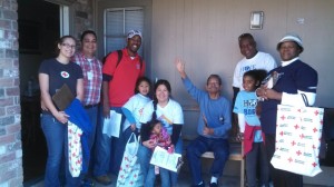 Representatives from UH joined organizations like the Houston Fire Department and American Red Cross to check on the safety of citizens in Southwest Houston homes. 
