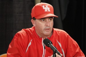 Head coach Todd Whitting praised his team's seaon in the post-game press conference.  |  Emily Chambers/The Daily Cougar