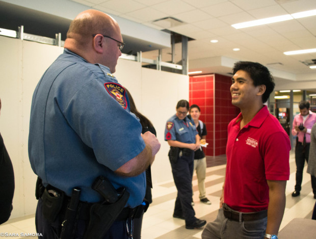 Coffee Students parking by ERP can grab a coffee and have a conversation with a cop.| File photo/The Cougar
