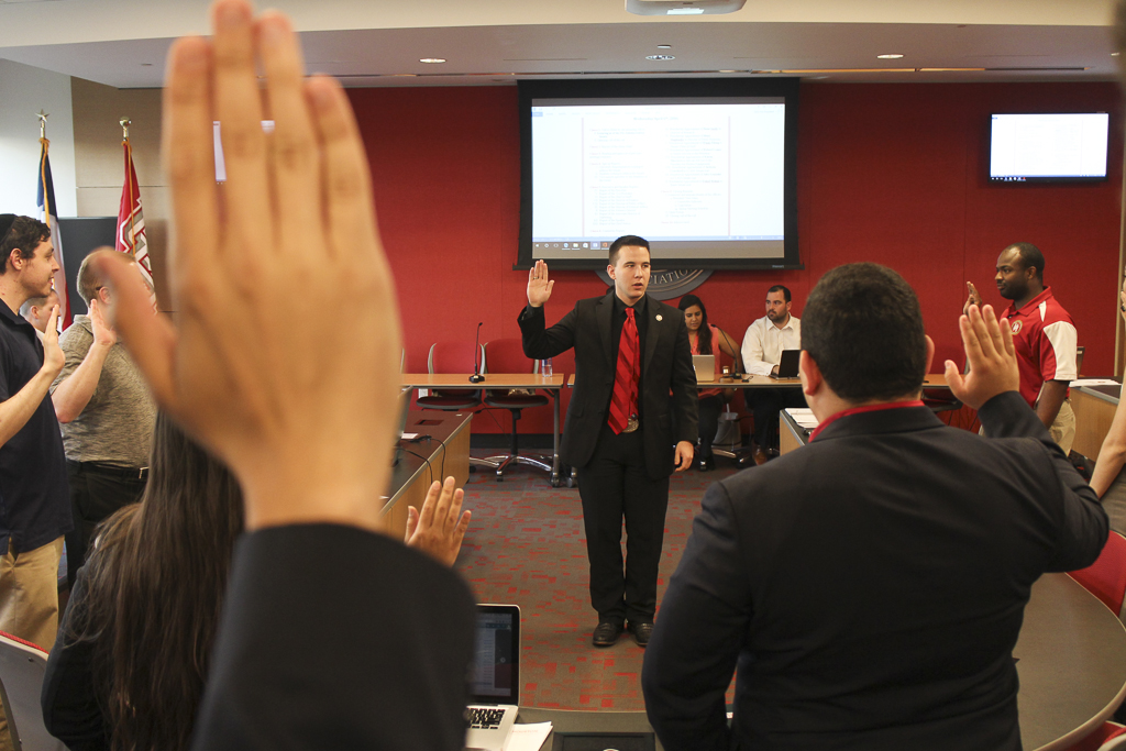 SGA's 553rd administration brought a lot of changes in the executive branch and discussion among senators. |The Cougar/Leen Basharat