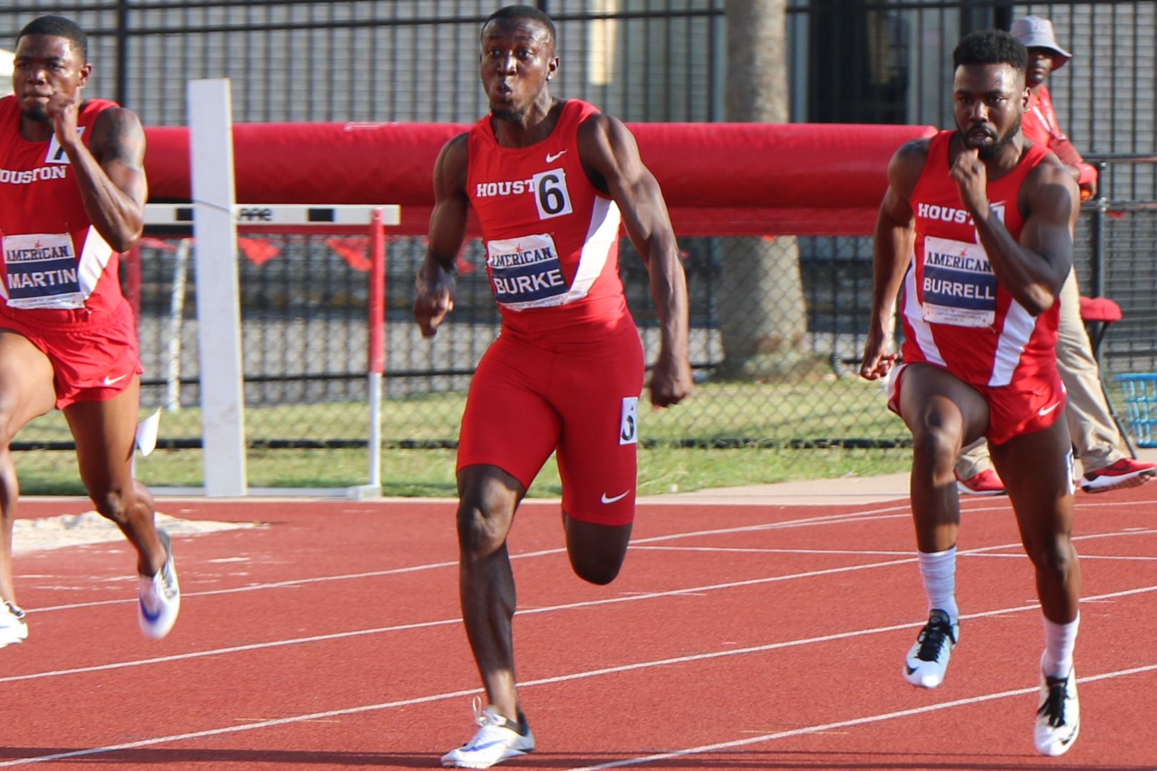 Former Cougar Mario Burke will compete at the World Track and Field Championships in Doha, Qatar. | File photo