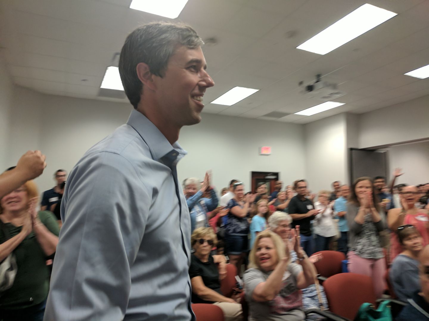 Beto O'Rourke Pearland town hall