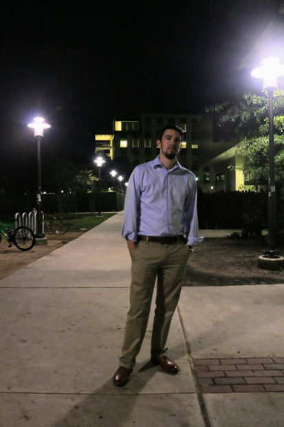 Greek life Former student Jared Munoz is suing Pi Kappa Alpha for damages of $1 million related to hazing incident in 2016. He hopes to become a voice for Greek life to eliminate hazing across the nation | Michael Slaten/ The Cougar