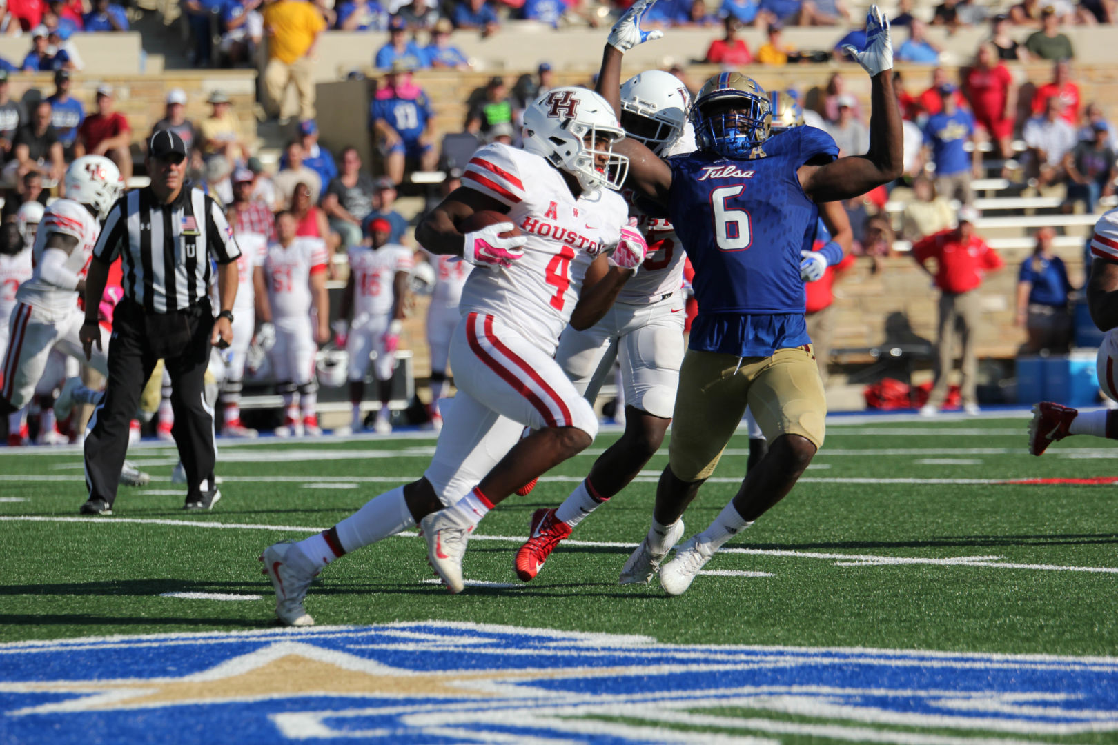 Houston took down Tulsa in the two teams' October 2018 matchup, beating the Golden Hurricane 41-26. | File photo