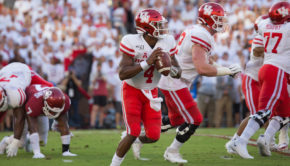 Senior quarterback D'Eriq King missed the final two games of the 2018 season after suffering a knee injury. | Trevor Nolley/The Cougar
