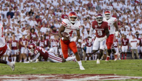 King ran for 112 yards against the Sooners | Trevor Nolley/The Cougar
