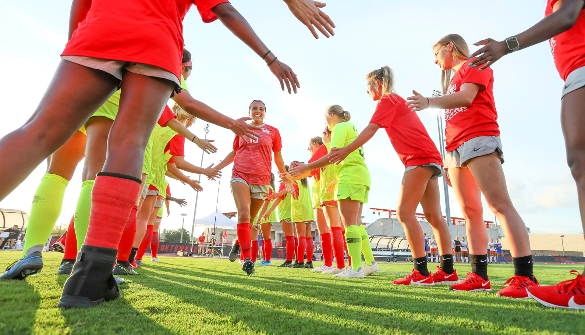 The UH soccer team and UTSA played two different overtime periods but were unable to break the 0-0 tie on Wednesday evening. | Courtesy of UH athletics