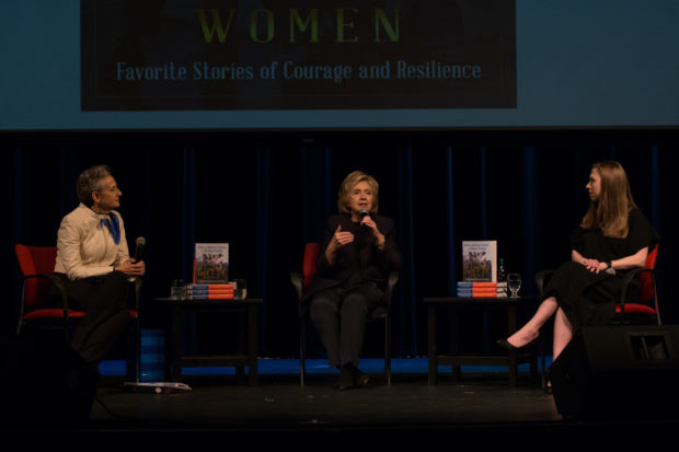 Hillary and Chelsea Clinton appeared in the Cullen Performance Hall to discuss their new book on bold women. | Trevor Nolley/The Cougar