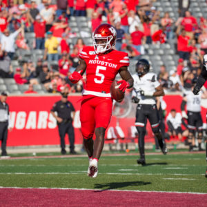 Junior wide receiver Marquez Stevenson caught three passes for 120 yards in loss to Cincinnati on Oct. 12 . | File Photo