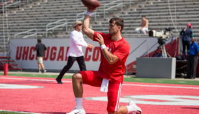 Sophomore quarterback Clayton Tune made his fourth career start following senior quarterback D'Eriq King's decision to redshirt for the 2019 season. | Trevor Nolley/The Cougar