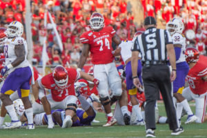 Senior offensive tackle Josh Jones was named to the American's Second Team. Jones was recently chosen for First Team All-American by Pro Football Focus following his nine 2019 starts with Houston. | Trevor Nolley/The Cougar