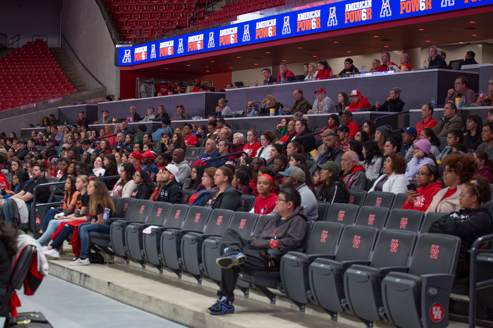 Attendance at their Fertitta Center home games has garnered praise from the Cougars and head coach David Rehr, who said, "I love what our crowds have done." | File photo
