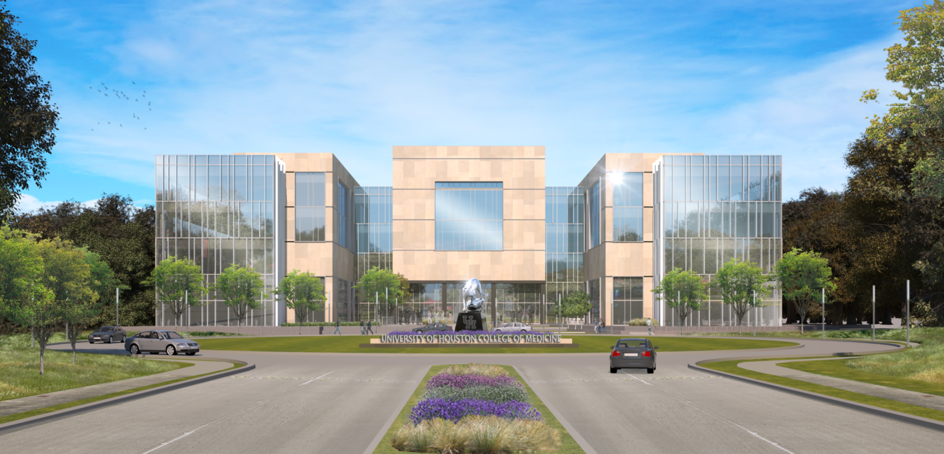 The UH College of Medicine, which broke ground on Monday, will call the Health 2 building its temporary home until the medical school's expected completion in 2022. | Courtesy of UH