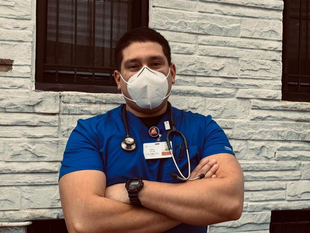 Nursing student Raul Silva traveled to New York to help COVID-19 patients in need. | Courtesy of Raul Silva