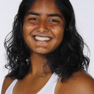 Sophomore Manasi Reddy went 2-2 in doubles play during the 2020 season before it was canceled due to COVID-19 | Courtesy of UH athletics