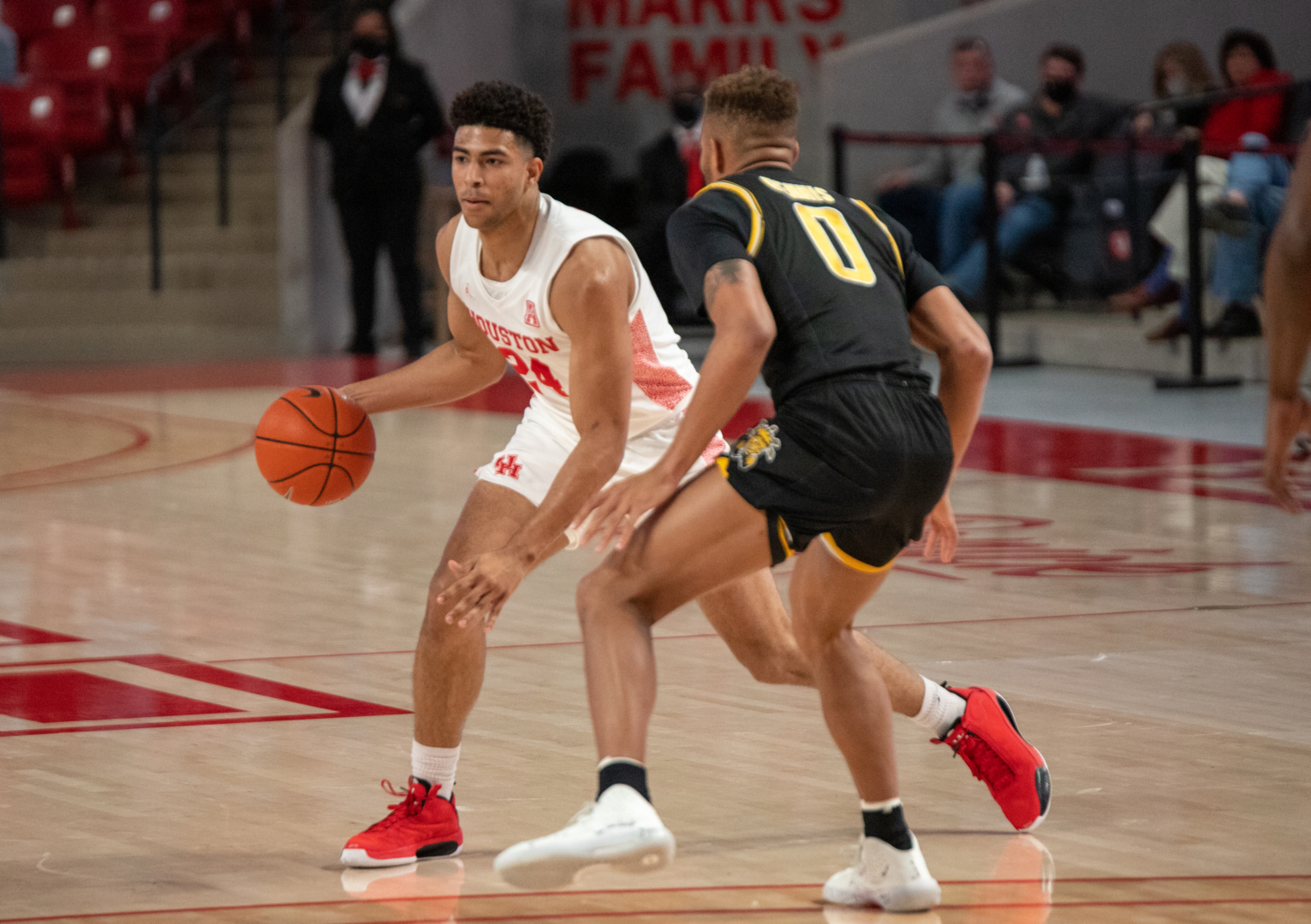 Junior guard Quentin Grimes led UH with 22 points against Wichita State | Andy Yanez/The Cougar
