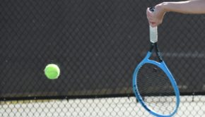 The UH tennis team had its three-match winning streak snapped on Friday against Baylor. | Courtesy of UH athletics