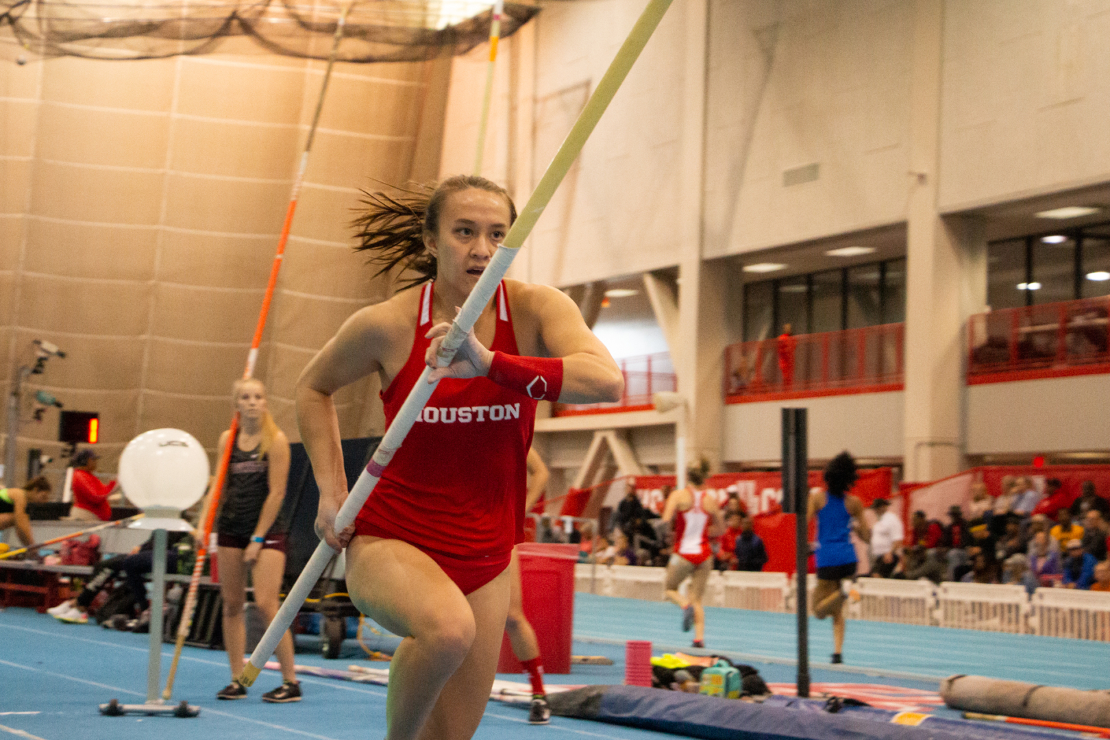 UH track and field athletes set record performances over the weekend in route to nine first place finishes | Kathryn Lenihan/The Cougar