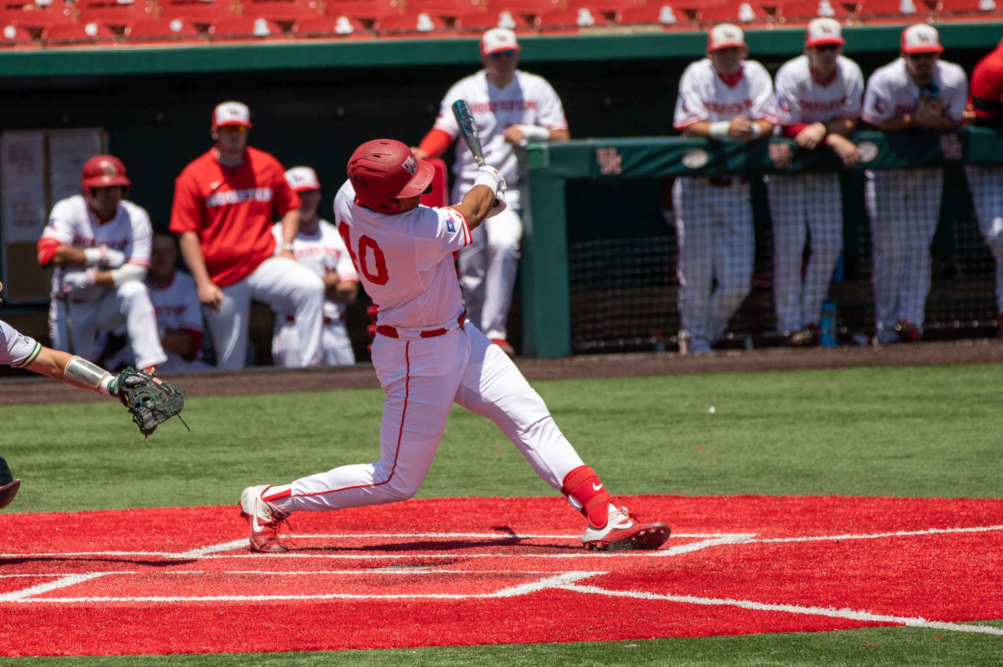 Junior first baseman Ryan Hernandez launched his eighth home run of the season in UH baseball's 6-5 victory over Cincinnati on Saturday. | Andy Yanez/The Cougar
