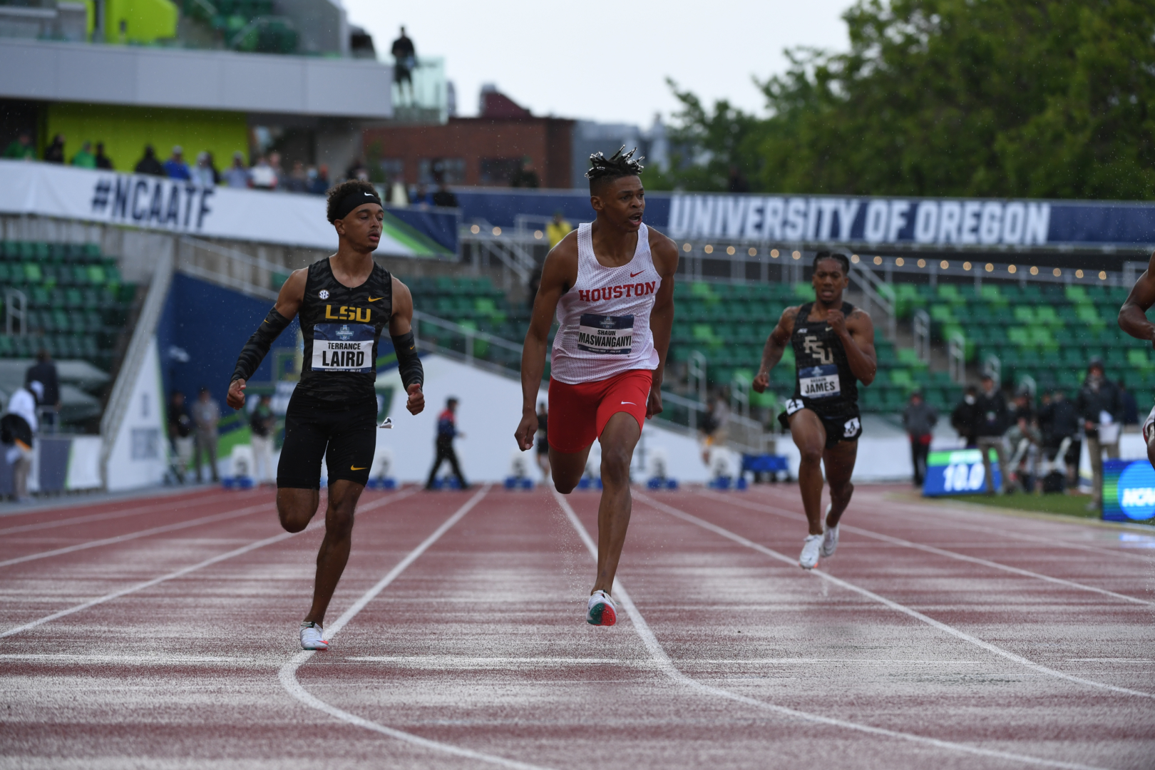 Track fans across the country quickly learned Shaun Maswanganyi's name as the UH freshman phenom took the track and field world by storm. | Courtesy of UH athletics