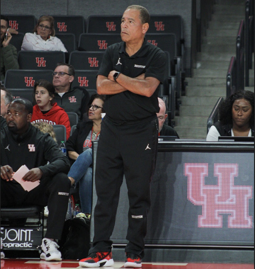 Kelvin Sampson looks on at his team during the Cougars exhibition game against Montana Tech on Nov. 6. | DeAundre Billingsley/The Cougar