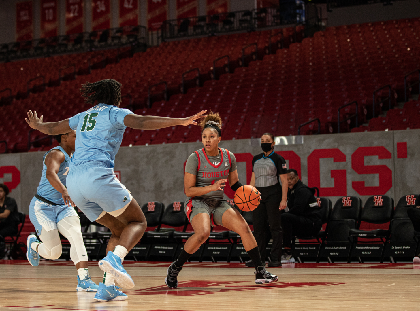 Sophomore guard Laila Blair’s 16 points powered UH women's basketball past ECU on Wednesday night. | Sean Thomas/The Cougar