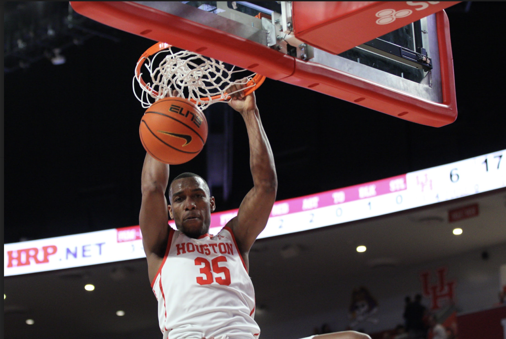UH basketball forward Fabian White Jr. passed the 1,000-career collegiate point mark after scoring 21 points in the Cougars' win over Tulane on Wednesday night at Fertitta Center. | Sean Thomas/The Cougar