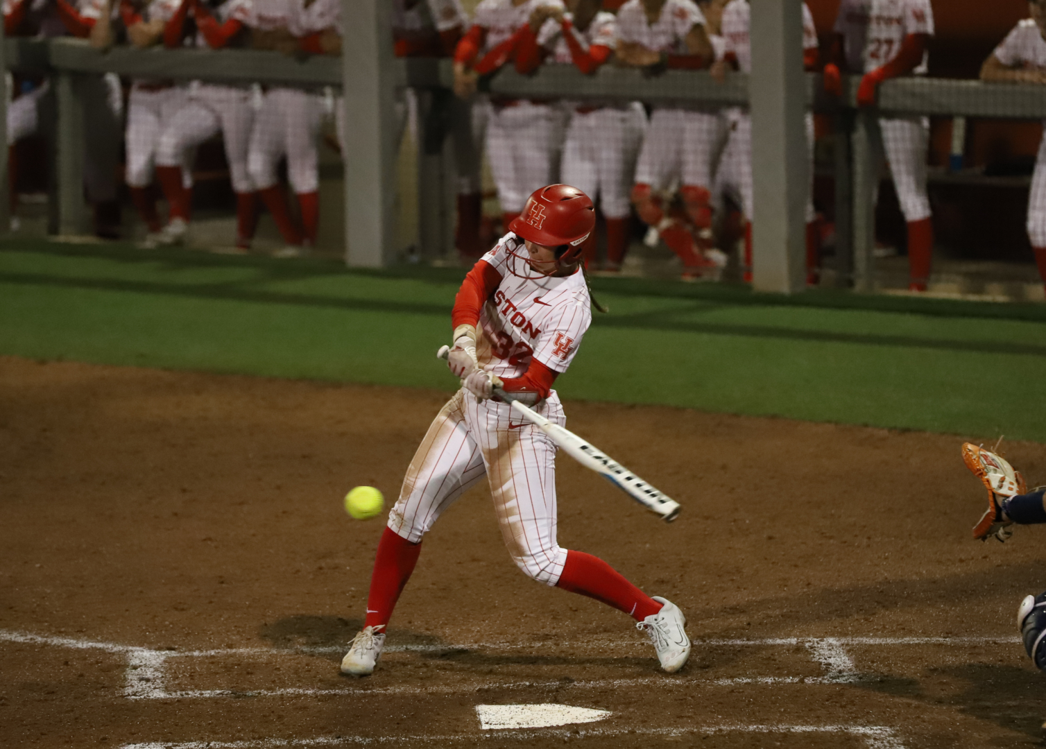 UH softball dropped three out of four games over the weekend at the Hall of Fame Classic in Oklahoma City. | Sean Thomas/The Cougar