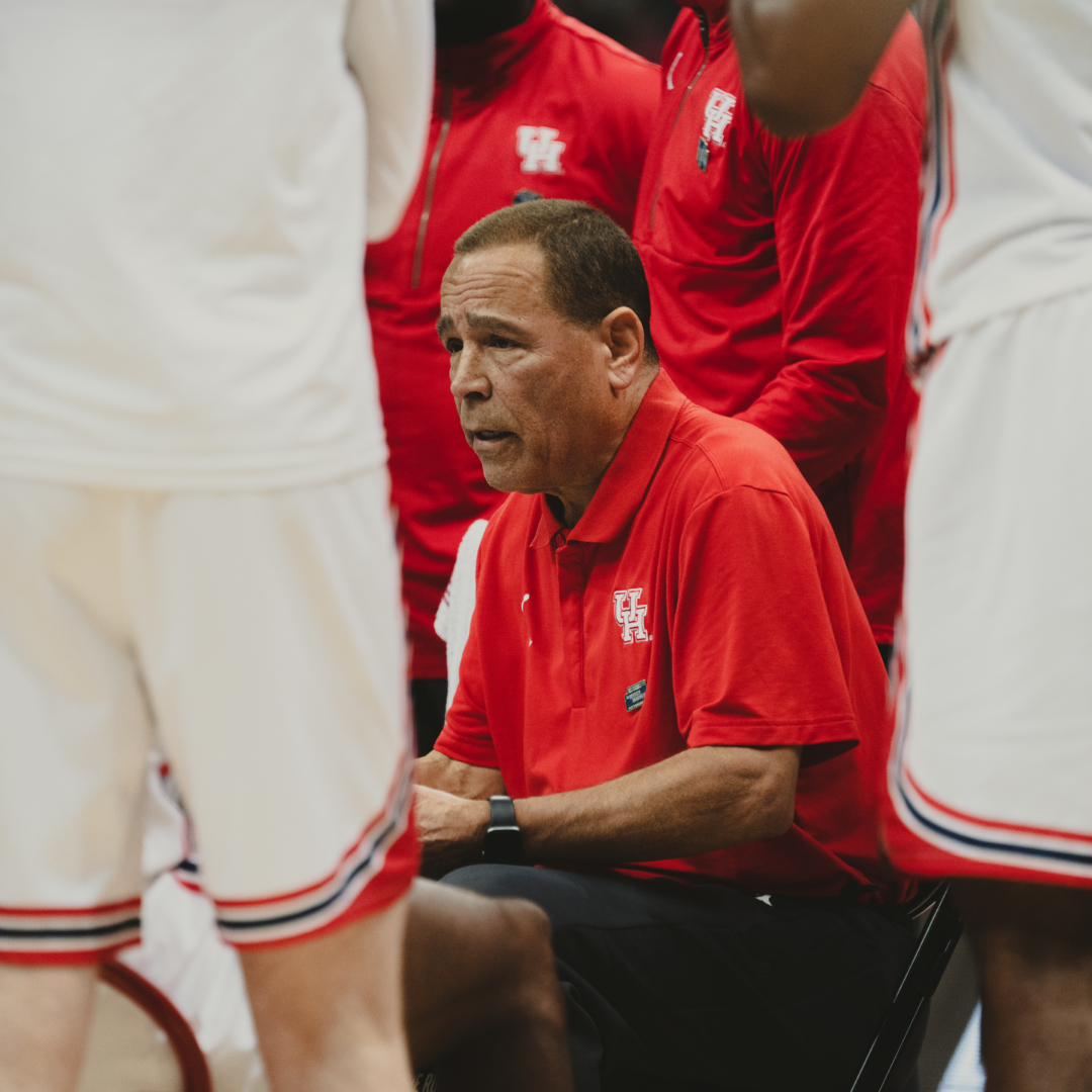 With the win over Illinois on Sunday afternoon in Pittsburgh, Kelvin Sampson has led UH to its third consecutive Sweet 16. | Courtesy of Rob Sandoval/UH athletics