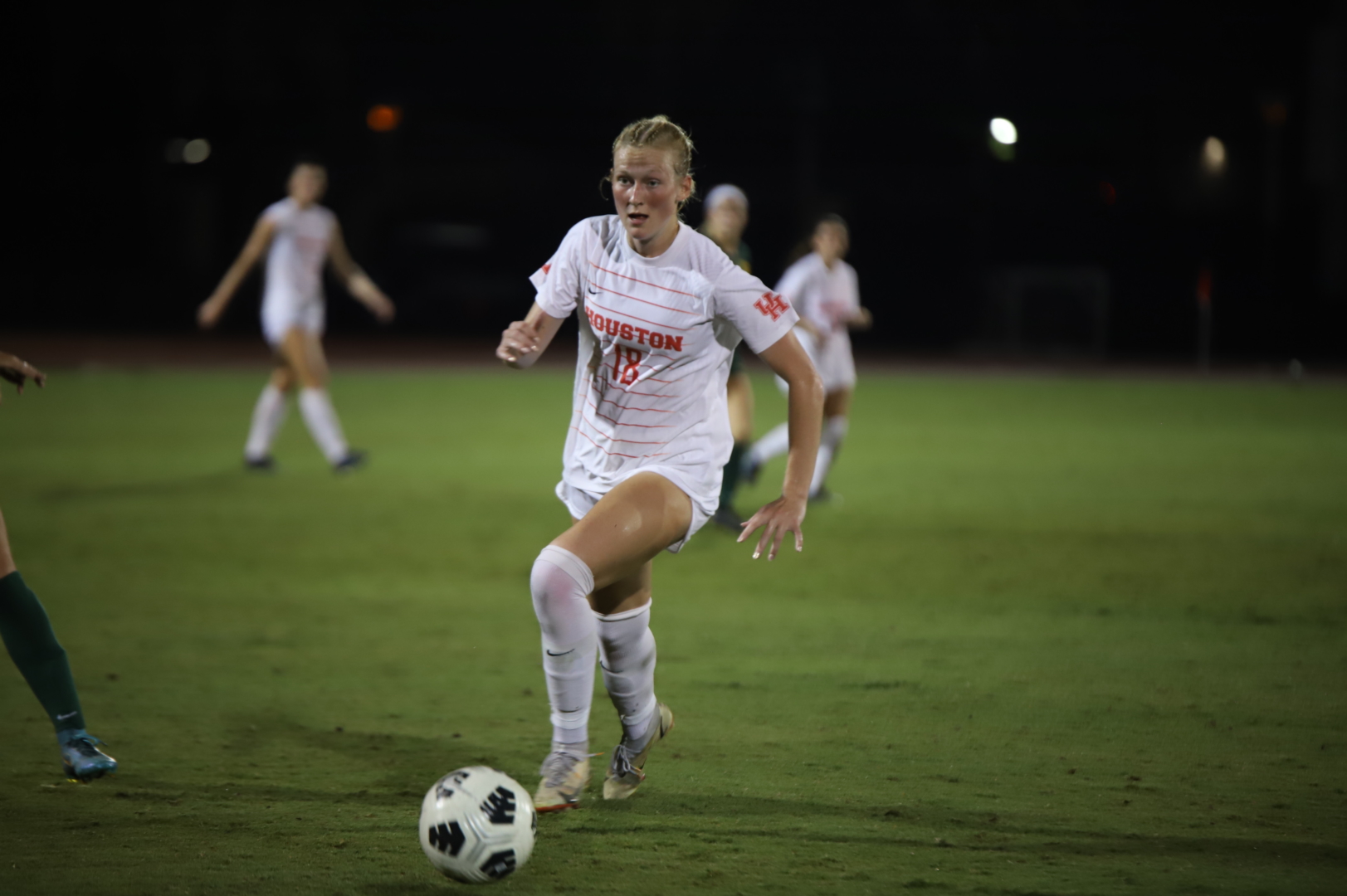 UH soccer defeated Rice on Sunday night for its first home win of the 2022 season. | Anh Le/The Cougar