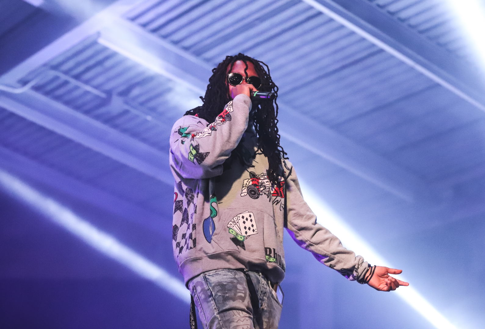 Young Nudy attracts crowd of students at hoco concert The Cougar