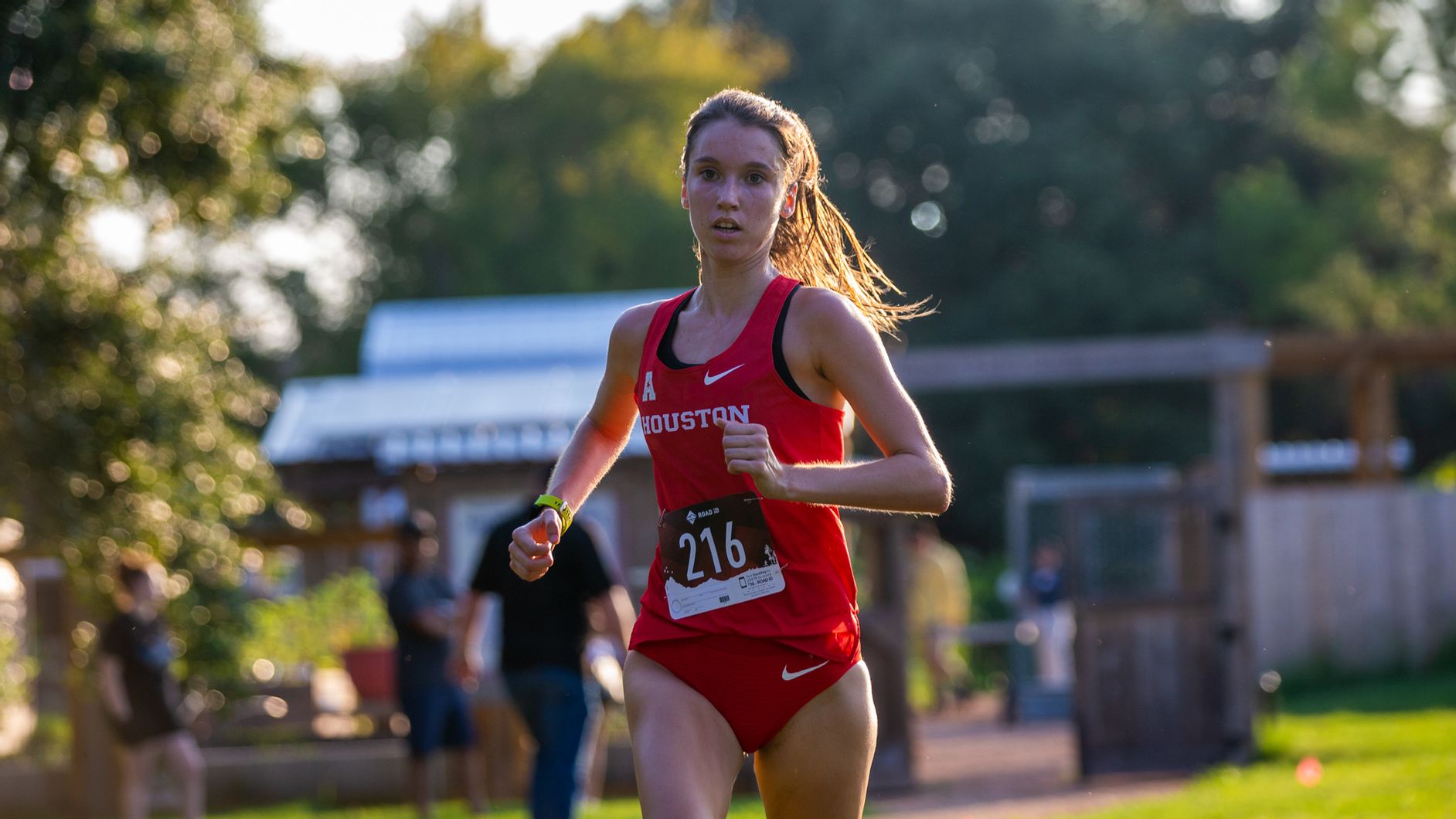 UH cross country senior Claire Meyer made history for the Cougars at the AAC Championships, becoming the first female in program history to earn All-Conference honors. | Courtesy of UH athletics