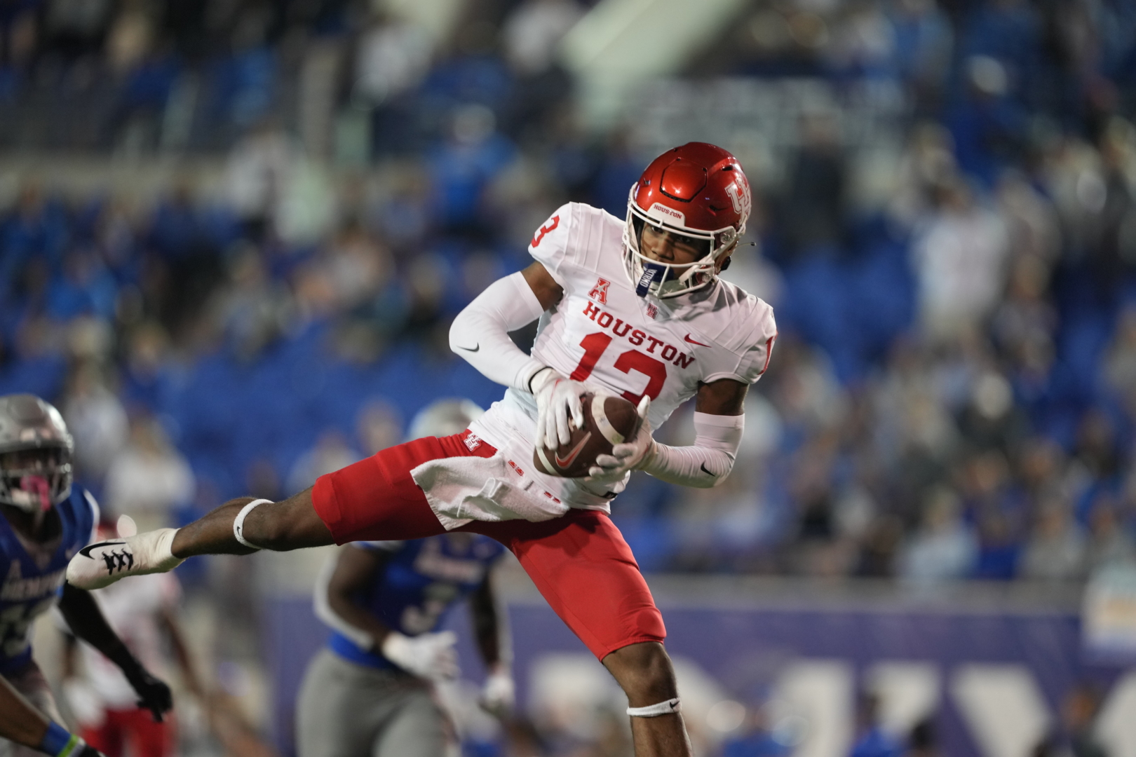 UH is investigating an incident involving receiver Sam Brown following the Cougars' loss to Tulsa on Saturday night. | Courtesy of UH athletics