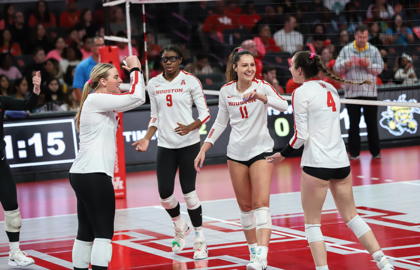 UH volleyball finished its final season in the AAC as co-champions and is headed to the NCAA Tournament for the first time since 2000. | Sean Thomas/The Cougar