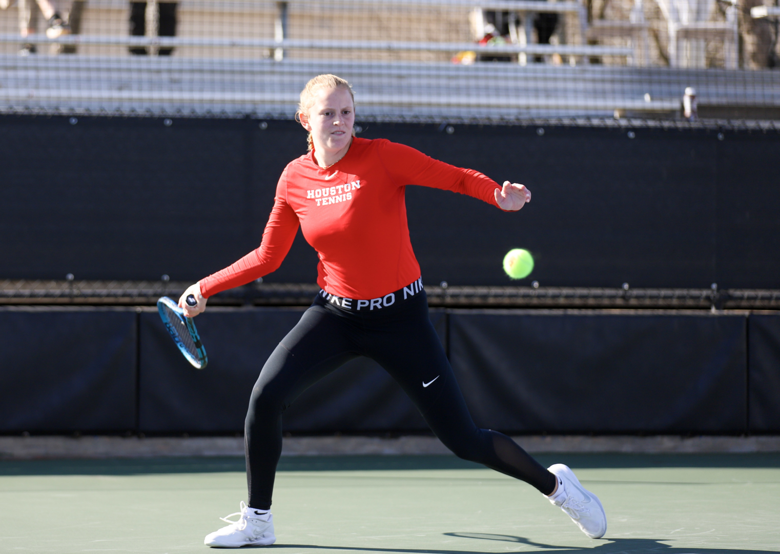 UH tennis continued its stretch of high-level ply with a dominant victory over Louisiana Monroe on Saturday. | James Mueller/The Cougar
