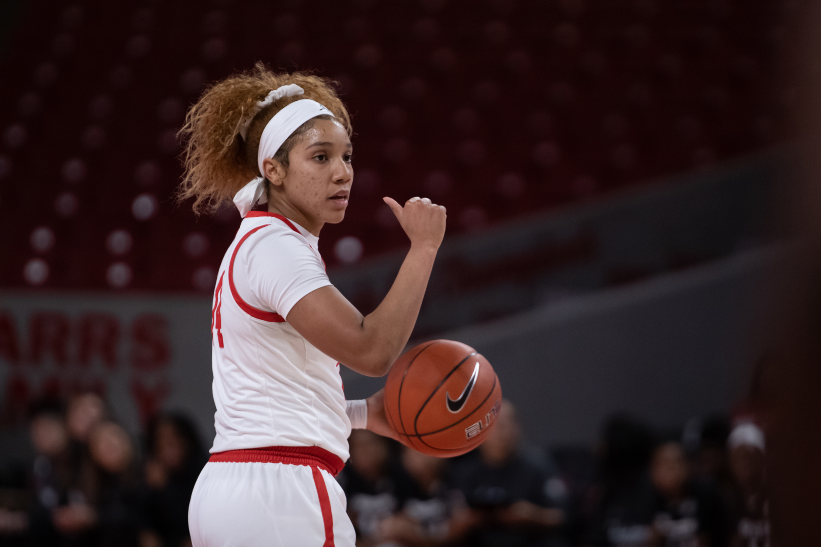 Laila Blair scored a career-high 30 points in UH women's basketball's upset over No. 24 USF on Sunday. | Raphael Fernandez/The Cougar