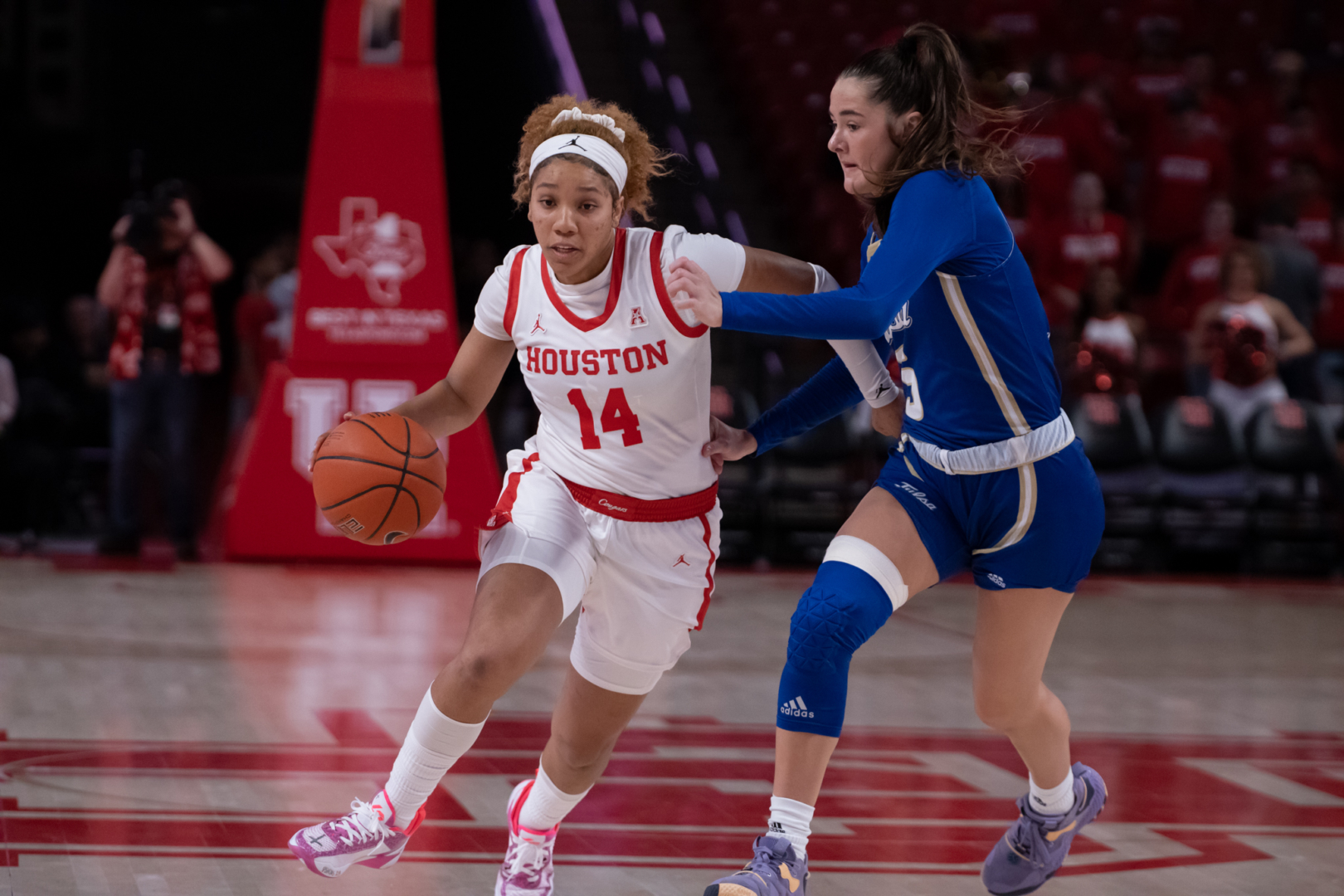 Junior guard Laila Blair has been a star for UH, leading the Cougars to a strong second-half of the season before heading into the AAC Tournament. | Raphael Fernandez/The Cougar