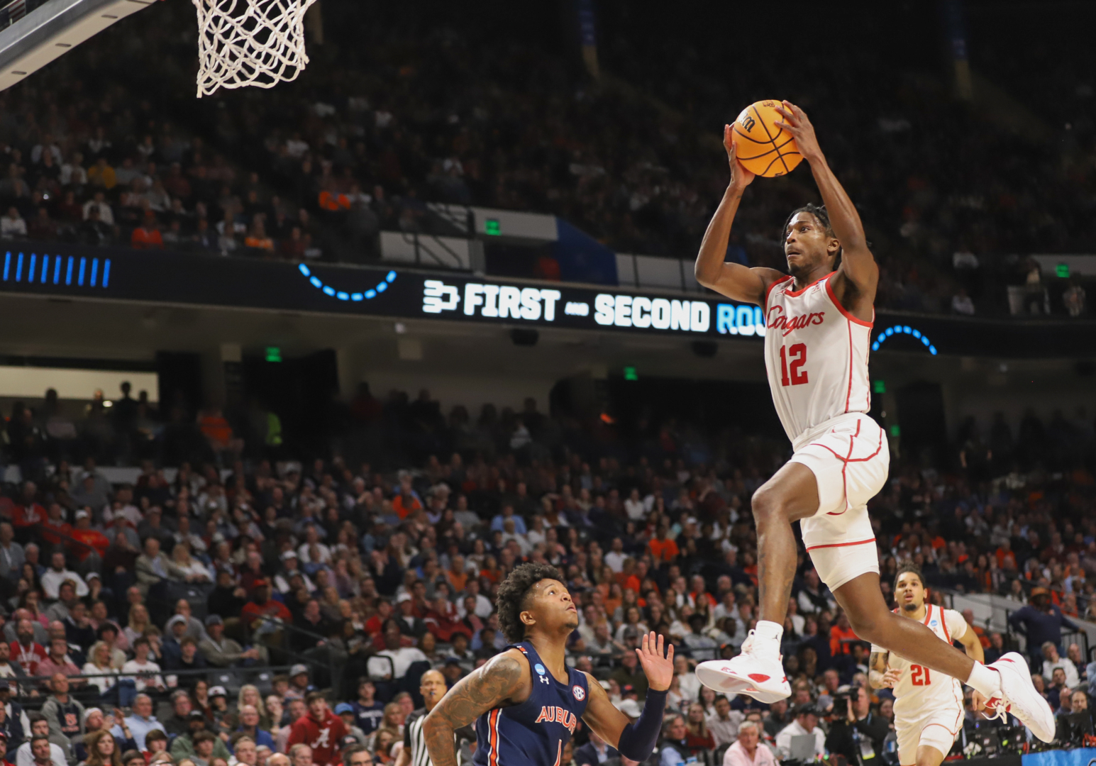 Tramon Mark scored a career-high 26 points in UH's win over Auburn at Legacy Arena on Saturday night in the secondround of the NCAA Tournament. | Anh Le/The Cougar