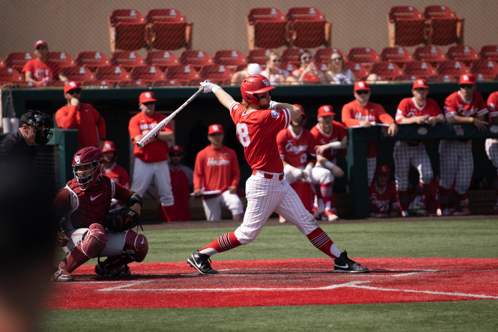 UH baseball's rough start to the 2023 season continued over the weekend as the Cougars were swept by Oklahoma. | Raphael Fernandez/The Cougar