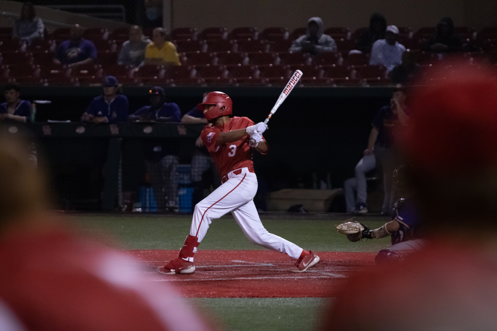 The bats were hot for UH baseball in its rout of Prairie View A&M on Tuesday night at Schroeder Park. | Raphael Fernandez/The Cougar